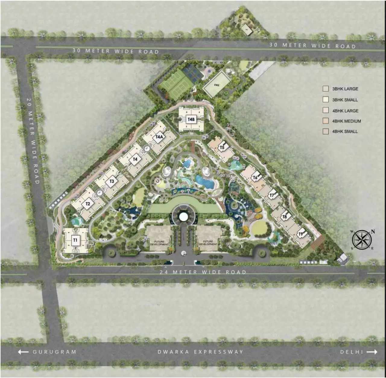 Whiteland Westin Residences Master Plan Layout