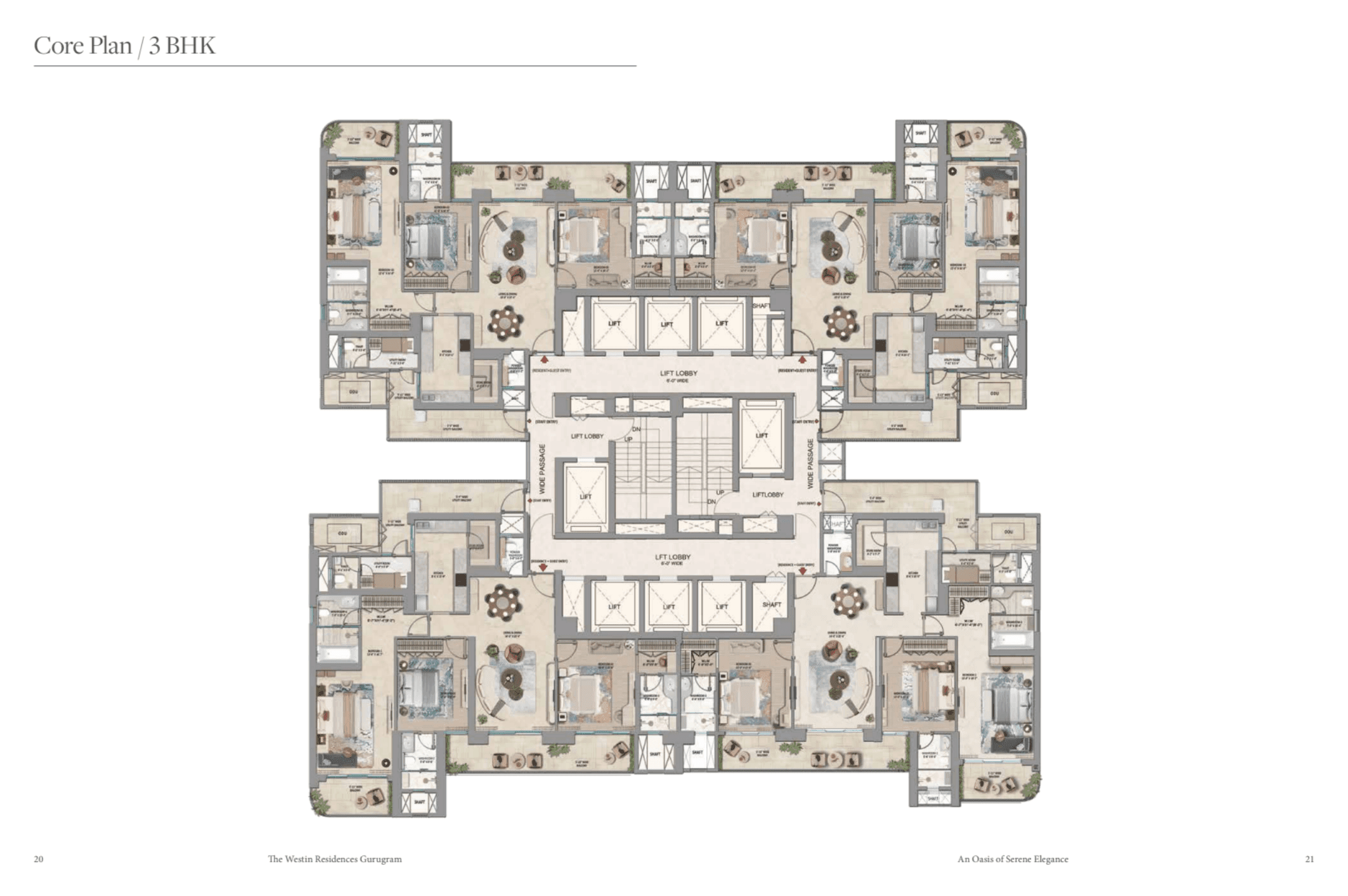 3 BHK Floor Plan